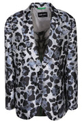 Giorgio Armani Leopard Printed Single-Breasted Blazer