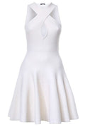 Alaïa Sleeveless Flared Knitted Dress
