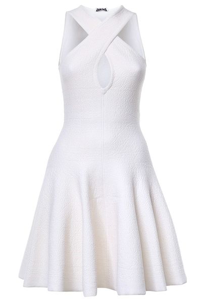 Alaïa Sleeveless Flared Knitted Dress
