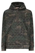 Valentino Camouflage Printed Drawstring Hoodie