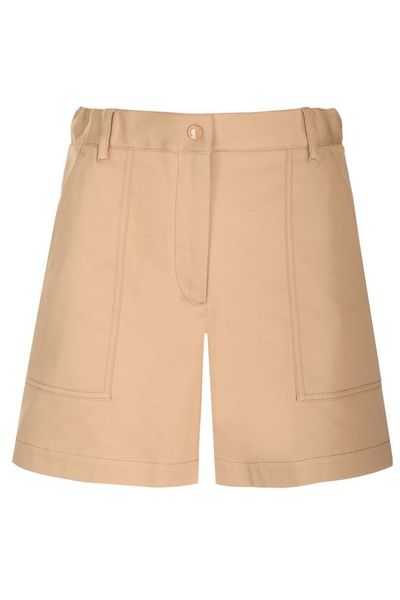 Moncler Logo Patch Pleated Shorts