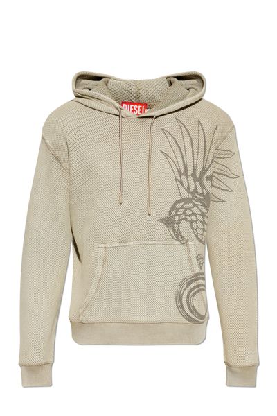 Diesel Long Sleeve Drawstring Hoodie