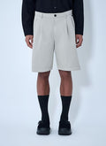 Massimo Osti Studio Pleated Bermuda Shorts