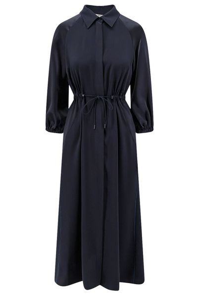 Max Mara Drawstring Shirt Dress