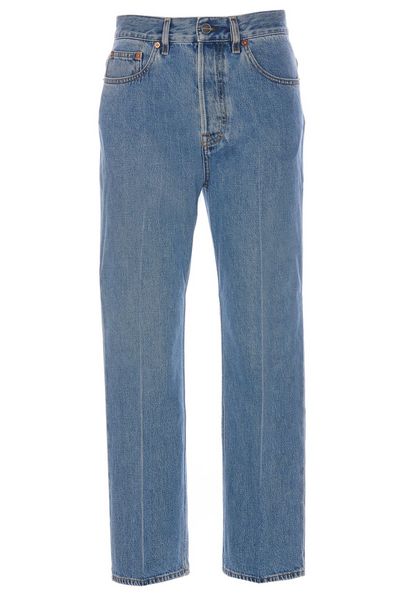 Gucci Low Waist Cropped Denim Pants