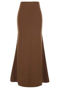 Max Mara Piuma Ribbed Knitted Midi Skirt