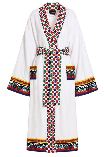 Dolce & Gabbana Terry Belted Bathrobe