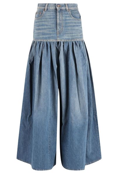 Chloé High-Waist Wide-Leg Jeans