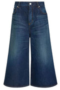 Alaïa Palazzo Denim Shorts