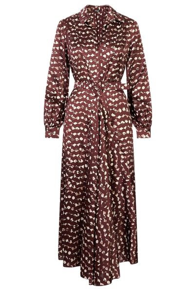 Kiton Belted Printed Dress