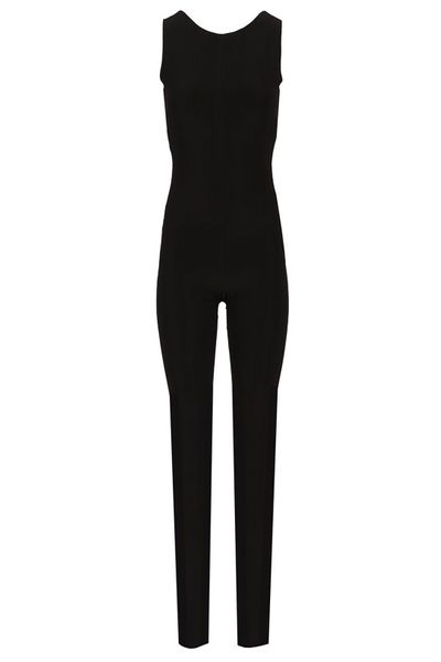 Norma Kamali Sleeveless Cut-Out Catsuit