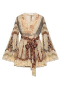Zimmermann Belted Lace Mini Dress