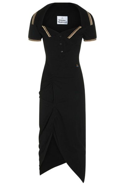 Vivienne Westwood Ruched Short-Sleeved Dress