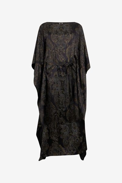 Roberto Cavalli Ornamental Print Kaftan Dress