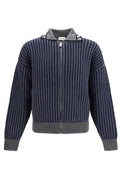 Versace Crochet Zipped Cardigan