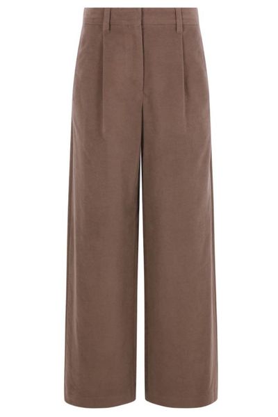 Brunello Cucinelli Monil Chain Tailored Stretch Pants