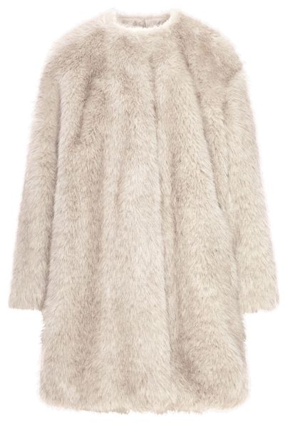 Max Mara Studio Eros Crewneck Long-Sleeved Coat