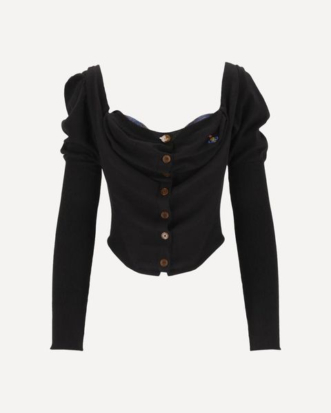 Vivienne Westwood Bea Corset Cropped Cardigan
