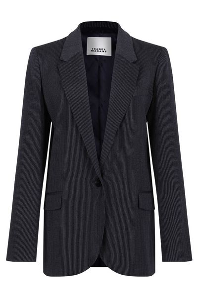 Isabel Marant Single-Breasted Striped Blazer