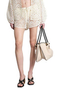 Cult Gaia Cariena Drawstring Mini Shorts