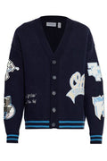 Off-White Logo Patch Cardigan
