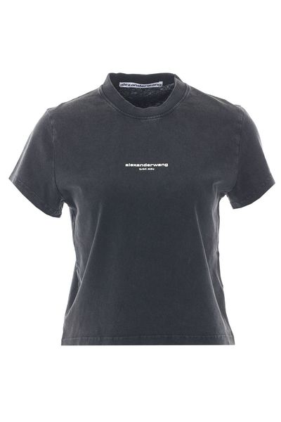Alexander Wang Shrunken Logo T-Shirt