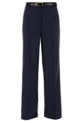 Prada Pleated Belted Trousers