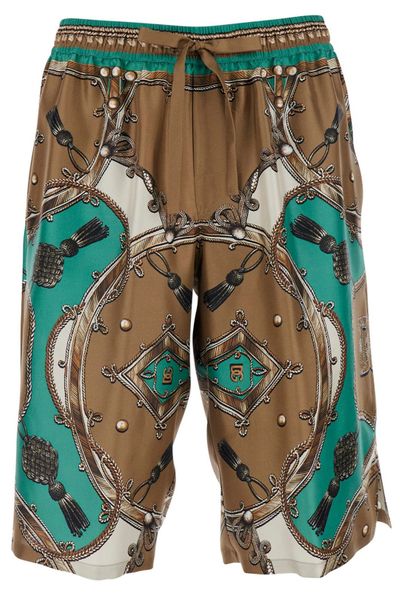 Dolce & Gabbana Foulard Print Shorts