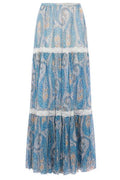 Etro Pattern-Printed Flounced Skirt
