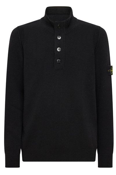 Stone Island Regular-Fit Half-Zip Jumper