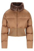 Fendi High Waistband Cropped Puffer Jacket
