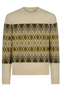 Moncler Logo Patch Intarsia Knitted Jumper