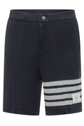 Thom Browne Striped Buttoned Shorts