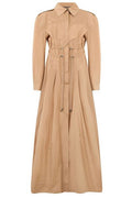 Alberta Ferretti Drawstring Long Coat