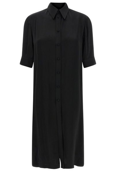 Jil Sander Fluid Long Satin Shirt
