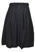 Sacai Belted Pleated Shorts