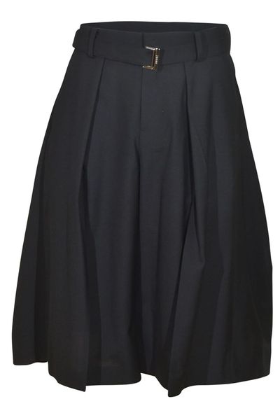 Sacai Belted Pleated Shorts