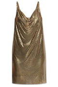 Versace Sequin Embellished Strappy Mini Dress