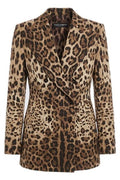 Dolce & Gabbana Leopard Printed Jacket