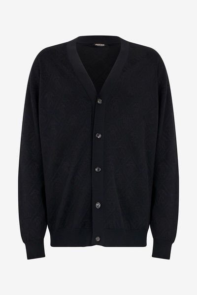 Roberto Cavalli RC Motif Button-Up Cardigan
