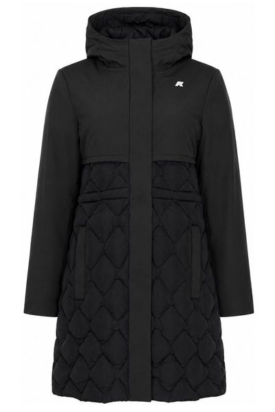 K-Way Quilted Hooded Coat