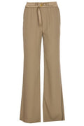 AMI Paris Logo Detailed Drawstring Palazzo Pants