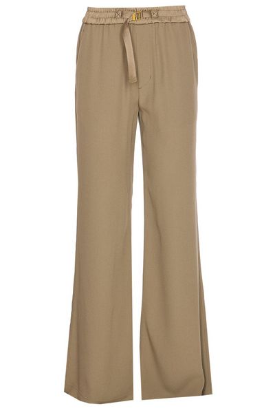 AMI Paris Logo Detailed Drawstring Palazzo Pants