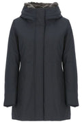 Woolrich Logo-Patch Zip-Up Padded Coat