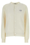 Comme des Garçons Play Logo Patch Knitted Cardigan