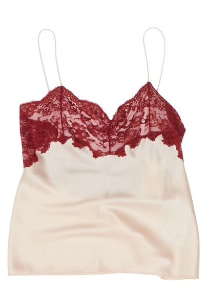 Saint Laurent Lace V-Neck Camisole