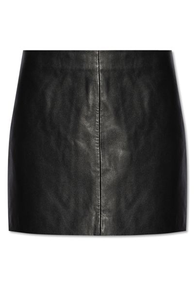 Allsaints Renai Leather Mini Skirt