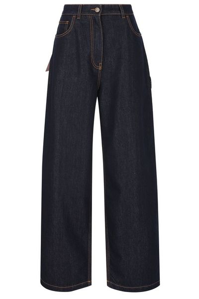 Etro Stitched Wide-Leg Jeans