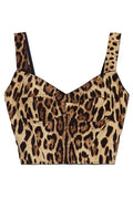 Dolce & Gabbana Leopard Printed Top