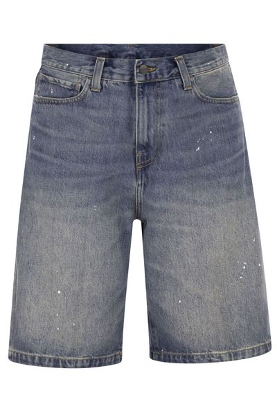 Carhartt WIP Logo Path Denim Shorts